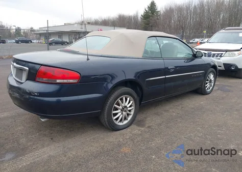 2001 Chrysler Sebring Lxi из США, поврежденный, VIN 1C3EL55U71N599431
